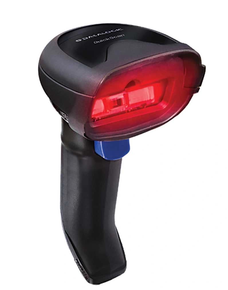 Datalogic QuickScan QD2220 — sam czytnik, ujęcie pod kątem